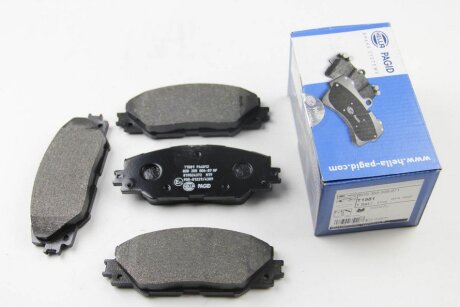 Колодки гальмівні дискові комплект; передн. HELLA 8DB355006871