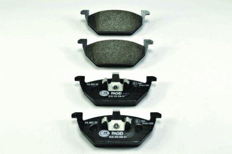 Гальмівні колодки перед. без датчика HELLA 8DB355008591