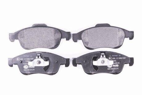 Колодки гальмівні дискові; передня вісь / Kaptur 2 HELLA 8DB355014791