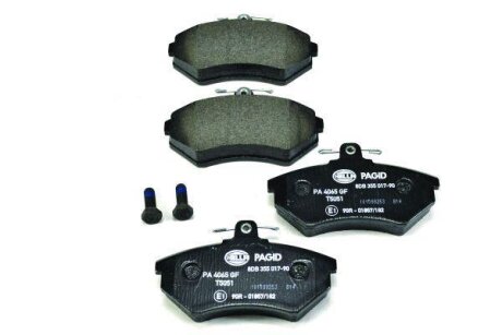 Колодки гальмівні дискові комплект передні HELLA 8DB355017901