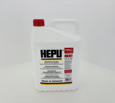 Антифриз G12 RED концентрат (Канистра 5л) HEPU P999-G12-005