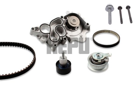 Комплект ГРМ + насос VW Caddy/Golf/Skoda Octavia/Audi A1/A3 1.0/1.2TSI 12- (+ ремень помпы)) UA63 HEPU PK06651