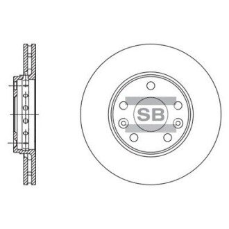 Гальмівний диск Hi-Q (SANGSIN) SD3060