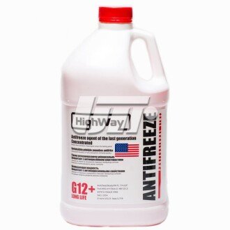 Антифриз ANTIFREEZE G12+ концентрат червоний 3,78л C.I.U HighWay 701492