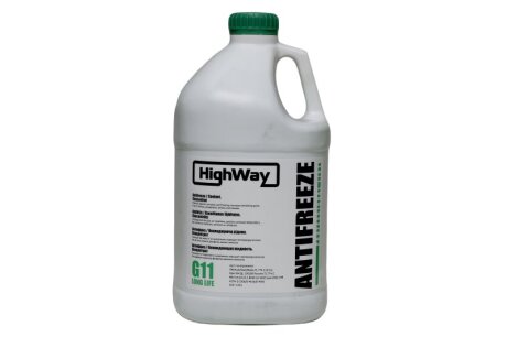 Антифриз ANTIFREEZE G11 концентрат зеленый 3,78л C.I.U HighWay 701493