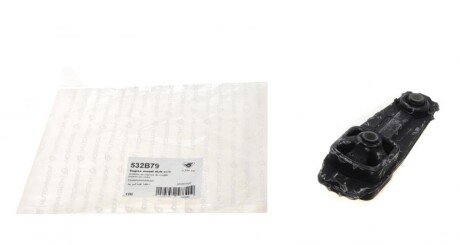 Опора двигателя Citroen C2, C3/Peugeot 1007, 207 1.1/ 1.6/ 1.4HDi (02-) задн. HUTCHINSON 532B79