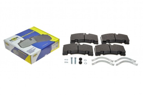 Колодки гальмівні (задні) BPW SHSF/SHSFA/SHSM/SHSMA/SHZ/SHZF/SHZM/SHZMA/SHBF/SHSFH 96-/SAF (opt-om) ICER 152135-066