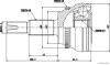 ШРКШ с пыльником Toyota Highlander -10 (выр-во) JAKOPARTS J2822144 (фото 2)