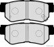 Колодки тормозные дисковые задние HYUNDAI TUCSON 04-, KIA SPORTAGE 04- C.I.U JAKOPARTS J3610507 (фото 1)