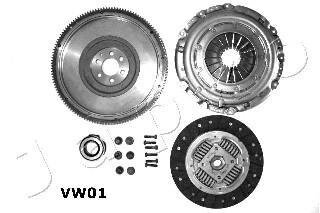 Сцепление (компл. с одномасс. маховиком) VW Caddy (04-) 1.9 TDi JAPKO 98VW01