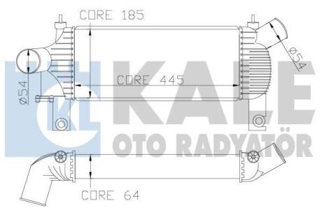 Інтеркулер Nissan Navara (07-), Pathfinder (05-) 2.5 dCi Kale 342355