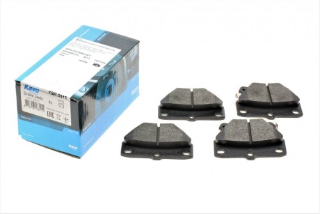 Колодки гальмивни (задни) Toyota Corolla/Yaris 99-07 PARTS UA63 KAVO KBP-9013