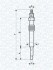 Свеча накаливания Ford Connect 1.8TDCI 02- (UC22A) UA63 MAGNETI MARELLI 062900018304 (фото 1)