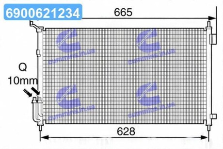 Помпа води WPQ0442 (MagnetiMarelli) C.I.U MAGNETI MARELLI 352316170442