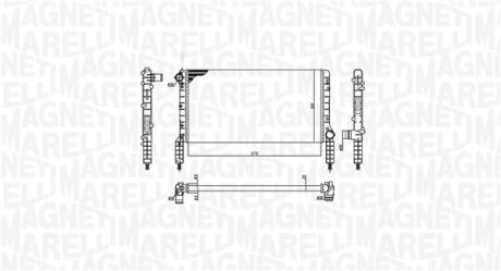 Радіатор охолоджування MAGNETI MARELLI BM180