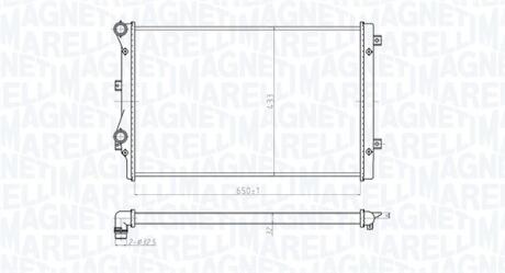 Радіатор охолоджування MAGNETI MARELLI BM852