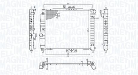 Радіатор охолоджування MAGNETI MARELLI BM891