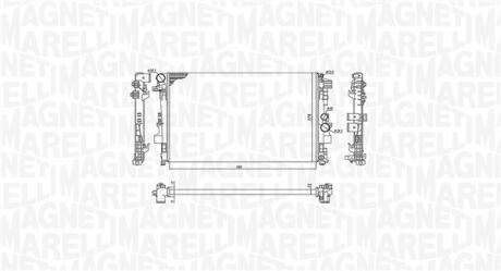 Радіатор охолоджування MAGNETI MARELLI BM955