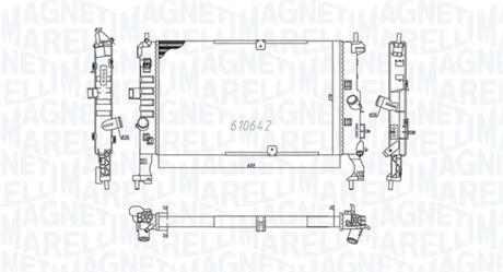 Радіатор охолоджування MAGNETI MARELLI BM972