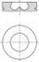 Поршень з кільцями FORD 90.4 TRANSIT 2.4 TDCI 2004- (MAHLE) MAHLE / KNECHT 013 PI 00107 002 (фото 1)