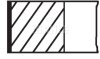 Комплект кілець поршневих з 3 шт. MAHLE / KNECHT 03082N1 (фото 1)