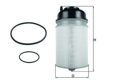 Фото фильтр топливный MB Actros 11-/Antos 12-18/Arocs 13- (OM471/OM473) MAHLE (opt-om) MAHLE / KNECHT KX 400D Фильтр топливный MB Actros 11-/Antos 12-18/Arocs 13- (OM471/OM473) MAHLE (opt-om) MAHLE / KNECHT KX 400D