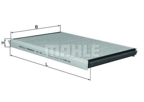 Фiльтр салону MAHLE / KNECHT LAK441