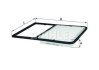 Повітряний фільтр MAHLE / KNECHT LX2029 (фото 1)