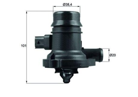 Термостат OPEL ASTRA-J 1.4 TURBO, CORSA-D 1.4, INSIGNIA 1.4 LPG, ZAFIRA-C 1.4 LPG 09- -ua MAHLE / KNECHT TM 36 103