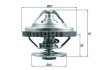 Термостат MAHLE / KNECHT TX 158 83 (фото 1)