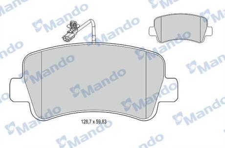 Комплект гальмівних колодок MANDO MBF015044
