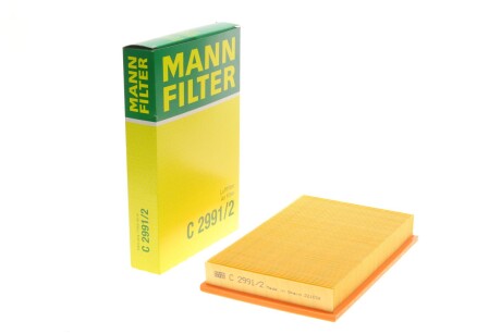 Фильтр повитряний Opel Vectra A 1.6-2.0 88-95/Calibra 2.0 90-97 -FILTER UA63 MANN C 2991/2