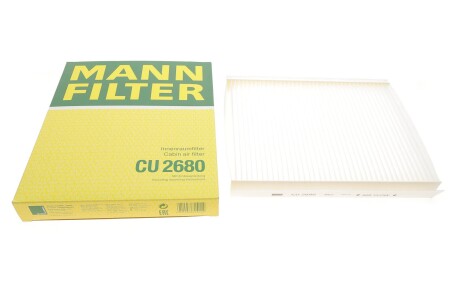 Фільтр салону Citroen Xsara Picasso 99-10/Xsara Coupe 00-04 -FILTER UA63 MANN CU 2680