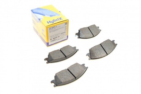 Колодки гальмівні (передні) Hyundai Accent I/II 94-05/Getz 02-10/Elantra 90-00/Pony 85-95 UA63 Metelli 22-0081-1
