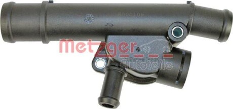 Фланець системи охолодження VOLKSWAGEN BEETLE 2003-2011, BORA 2002-2005, CADDY 2000-2004, CARAVELLE 20 METZGER 4010109
