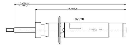Амортизатор газомасляний MONROE G2578