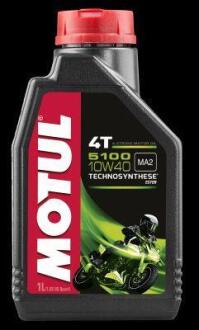 Олива моторна 5100 4T 10W-40 1л MOTUL 104066