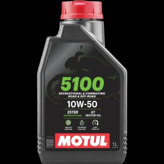 Масло моторное 5100 4T 10W-50 1л MOTUL 104074