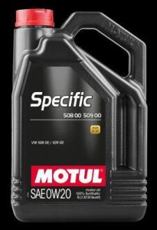 Олива моторна Specific 508 00 509 00 0W-20 5л MOTUL 107384