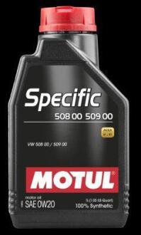 Олива моторна Specific 508 00 509 00 0W-20 1л MOTUL 107385