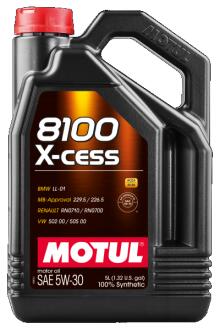 Олива моторна 8100 X-cess 5W-30 5л MOTUL 108946