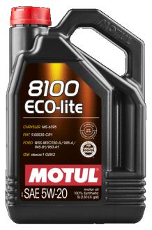 Олива моторна 8100 Eco-lite 5W-20 5л MOTUL 109104