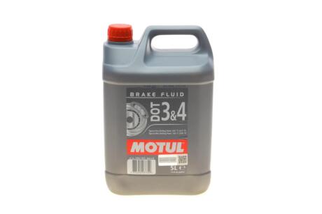 Рідина гальмівна DOT 3&4 (5L) (104247) (opt-om) MOTUL 807906