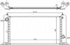 Радіатор охолоджування FIAT STILO 1.2 -ua NISSENS 61883A (фото 6)