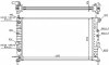 Радіатор охолоджування OPEL VECTRA B 2.5 AC AUT. 95- -ua NISSENS 63078 (фото 6)