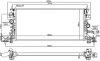 Радіатор охолоджування OPEL ASTRA K (15-) 1.0 T SIDI|OPEL ASTRA K (15-) 1.4 T SIDI|OPEL ASTRA K (15-) 1 -ua NISSENS 630797 (фото 5)