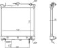 Радіатор охолоджування SUZUKI JIMNY (98-) 1.3 I 16V (+) NISSENS 641753 (фото 6)