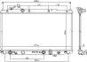 Радіатор охолоджування HONDA FIT (09-) 1.3 I 16V (+) NISSENS 681374 (фото 6)
