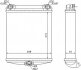 Радіатор пічки MERCEDES W126 79- -ua NISSENS 72001 (фото 6)