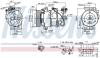Компрессор кондиционера RENAULT MEGANE/ SCENIC 1.4 (2009) NISSENS 890126 (фото 6)